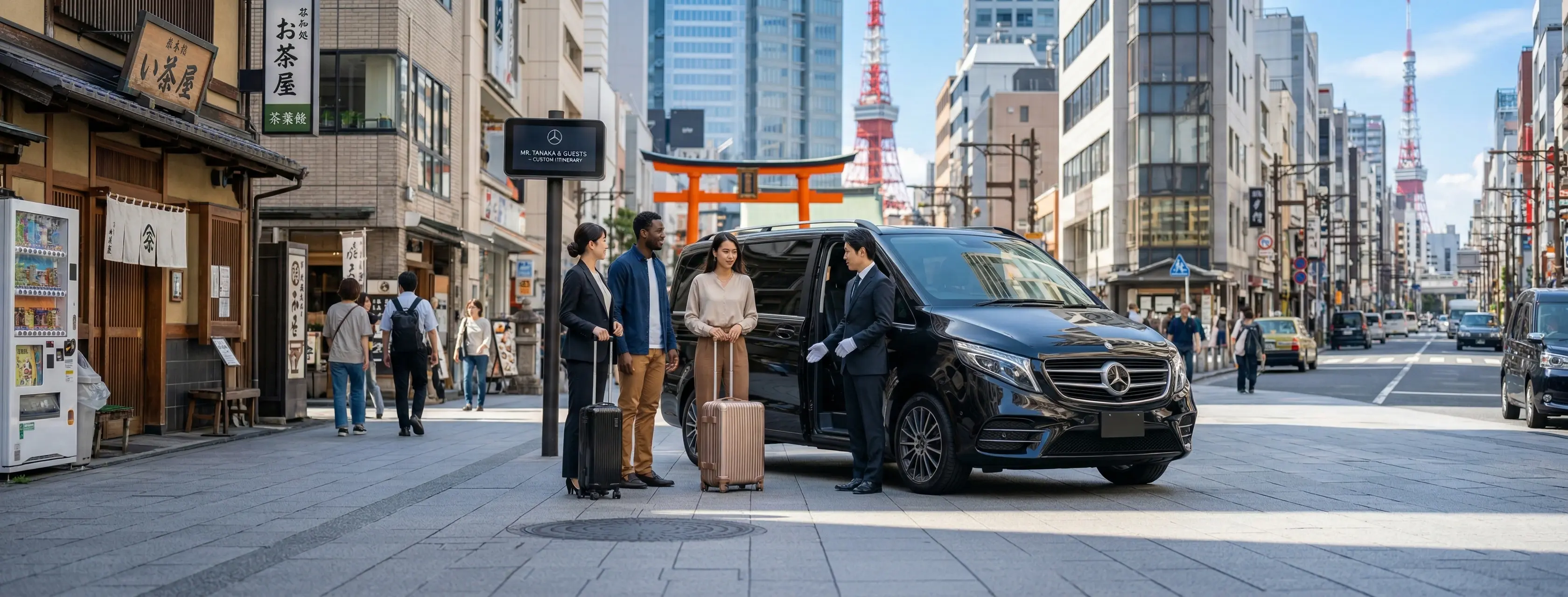 مركبة DRIVER Japan للتأجير على طريق ياباني خلاب