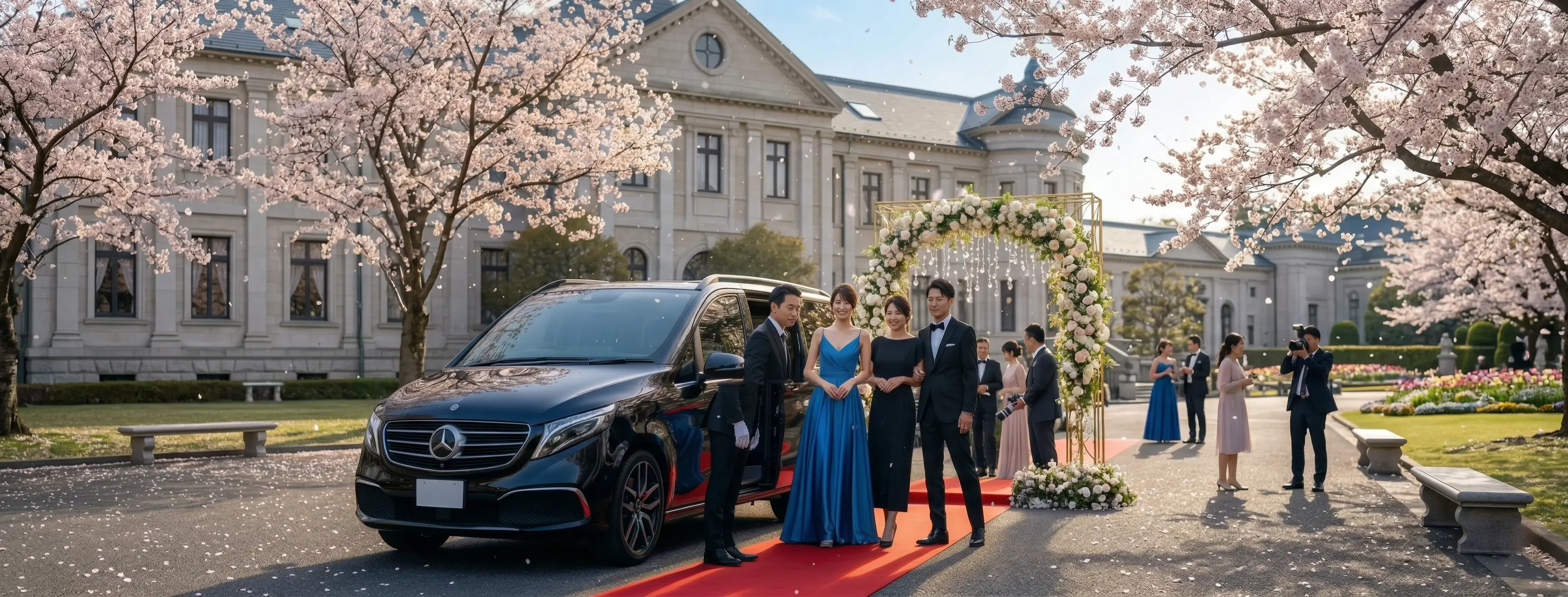 ラグジュアリー車両による DRIVER Japan の特別イベント送迎